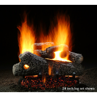 Hargrove 21 Inch Classic Oak Gas Vented Gas Log Set With E-Burner