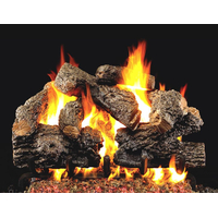 RealFyre Charred Royal English Oak Vented Gas Log Set With G52 Burner