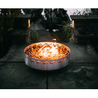 Fire Surfer Stainless Steel Wood Burning Fire Pit