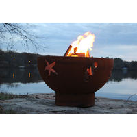 Sea Creatures Gas Burning Fire Pit 36 Inches