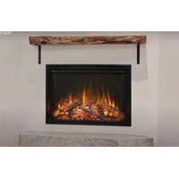 Modern Flame Redstone Electric Insert with Orange Flame