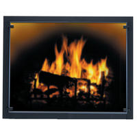 Appalachian Full View Fixed Pane Masonry Door For One Side Of See-Thru Fireplace