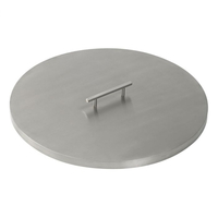 25 Inch Stainless Round Fire Pit Cover