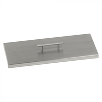 36 x 12 Inch Stainless Steel Rectangular Cover