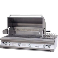 56 Inch Gas Grill With Dual Side Burners and Rotisserie Kit