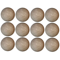 4 Inch Diameter Natural Smooth Fireballs Balls - 12 Pieces