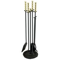 Matte Black Tool Set w/ #11 Handle in Polished Brass