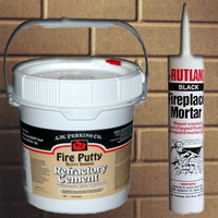 Refractory cement and fireplace mortar