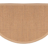 Goods of the Woods Sunset Natural Sisal Sand Half Round Hearth Rug