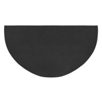 Goods of the Woods Guardian Black Half Round Hearth Rug