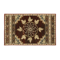 Goods of the Woods Ancient Red Rectangular Hearth Rug
