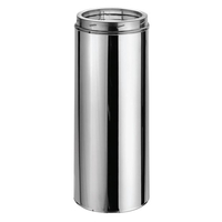 7" x 18" DuraTech Stainless Steel Chimney Pipe - 7DT-18SS