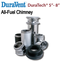 DuraTech Double Wall All Fuel Chimney Pipe
