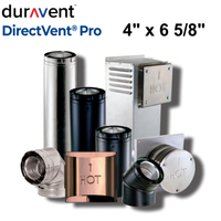 4" x 6 5/8" Diameter DuraVent Pro Pipe