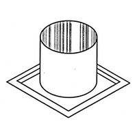 Superior Firestop Thimble (Use When Penetrating a Joist) for 8-Inch Chimney