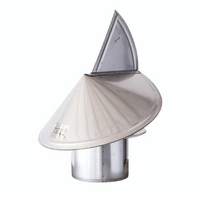 VA304-CWD06 - 6" Ventis Class-A All Fuel Chimney 304L Stainless Wind Directional Rain Cap