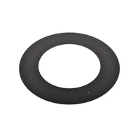 VA-RSTVA - 6" Ventis Class-A All Fuel Chimney Painted Black Sloped Ceiling Trim Collar To Fit Class-A Pipe