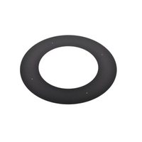 VA-RSTFC - 6" Ventis Class-A Painted Black Sloped Ceiling Trim Collar To Fit Finishing Cover