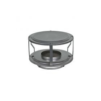 VA-CO07 - 7" Ventis Class-A All Fuel Chimney 430 Stainless Wide Open Style Rain Cap
