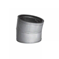 10 Inch DuraTech Galvanized 15-Degree Elbow | 10DT-E15