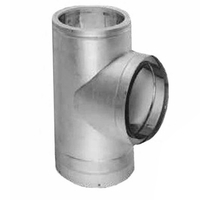10 Inch DuraTech Galvanized Tee with Cap | 10DT-T