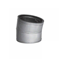 12 Inch DuraTech Galvanized 15-Degree Elbow | 12DT-E15