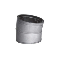18 Inch DuraTech Galvanized 15-Degree Elbow | 18DT-E15