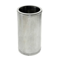 18 Inch x 18 Inch DuraTech Stainless Steel Chimney Pipe | 18DT-18SS