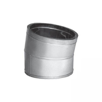 24 Inch DuraTech Stainless Steel 15-Degree Elbow | 24DT-E15SS
