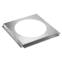 Stainless Steel Firestop with White Background