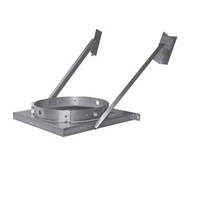 14 Inch DuraTech Galvalume Tee Support Bracket | 14DT-TSB