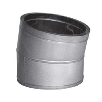 20 Inch DuraTech Galvanized 15-Degree Elbow | 20DT-E15