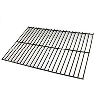 This 2-grid briquette grate (22-1/2 x 15-9/16) made of carbon steel is compatible with the Arkla 4420U6.