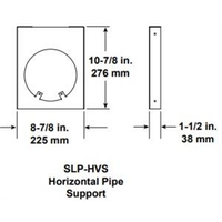 Horizontal Pipe Support Specs