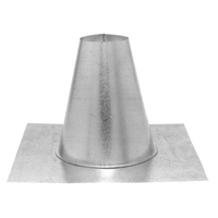 DuraVent 4" PelletVent Pro Tall Cone Roof Flashing 4PVP-FF
