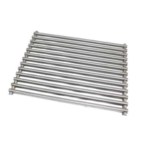 Stainless steel cooking grid with measurements of 12″ x 15-3/4″ thicker wires