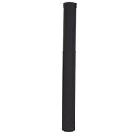 VSB06LT - 6" Ventis Single-Wall Black Stove Pipe 22 Gauge Cold Rolled Steel, Large Telescoping Section