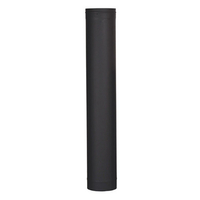VSB0636 - 6" X 36" Ventis Single-Wall Black Stove Pipe 22 Gauge Cold Rolled Steel