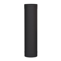 VSB0712 - 7" X 12" Ventis Single-Wall Black Stove Pipe 22 Gauge Cold Rolled Steel