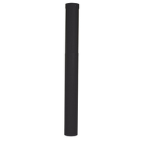 VSB08LT - 8" Ventis Single-Wall Black Stove Pipe 22 Gauge Cold Rolled Steel, Large Telescoping Section