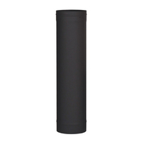 VSB0824 - 8" X 24" Ventis Single-Wall Black Stove Pipe 22 Gauge Cold Rolled Steel