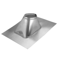 8 Inch Diameter 0 - 6/12 Pitch Roof Flashing for HHT SL300 Series Chimney Pipe | RF370