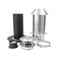 Selkirk 6" UltimateOne 316 Stainless Steel Ceiling / Cathedral Round Support Kit 6U1-CSK-316