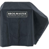 Black Full Length Cover for Broilmaster Grill w/1 Side Shelf