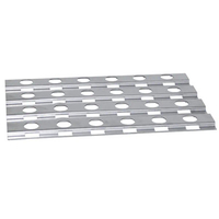 304 stainless steel 17-13/16" x 12-7/8" thick gauged briquette tray only