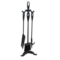 Black Iron Tool Set includes 4 pieces, 25" high