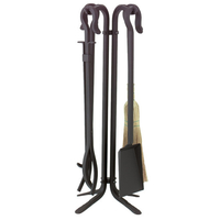 Tool Set includes 5 pieces, is made of black iron,  3/4" Thickness