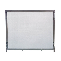 Simple panel screen, made of natural wrought iron, 39"W x 31"H