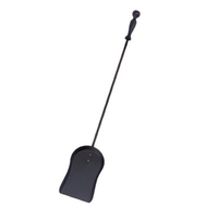 The log lifter is made of steel and cast iron with a black finish. It measures 25.5 inches.