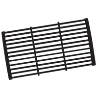 CG57PCI MHP Porcelain Coated Cast Iron Cooking Grid For Weber Genesis Silver & Gold B/C